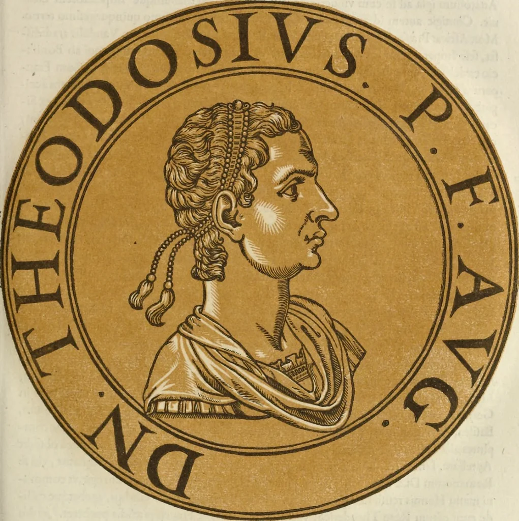 An illustration from Icones imperatorum romanorum : ex priscis numismatibus ad viuum delineatae, & breui narratione historicâ, 1645, leaf 186