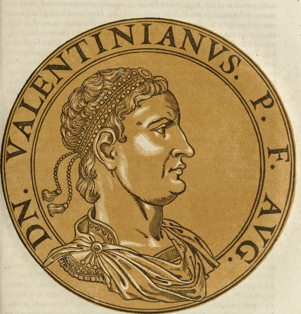 An illustration from Icones imperatorum romanorum : ex priscis numismatibus ad viuum delineatae, & breui narratione historicâ, 1645, leaf 188