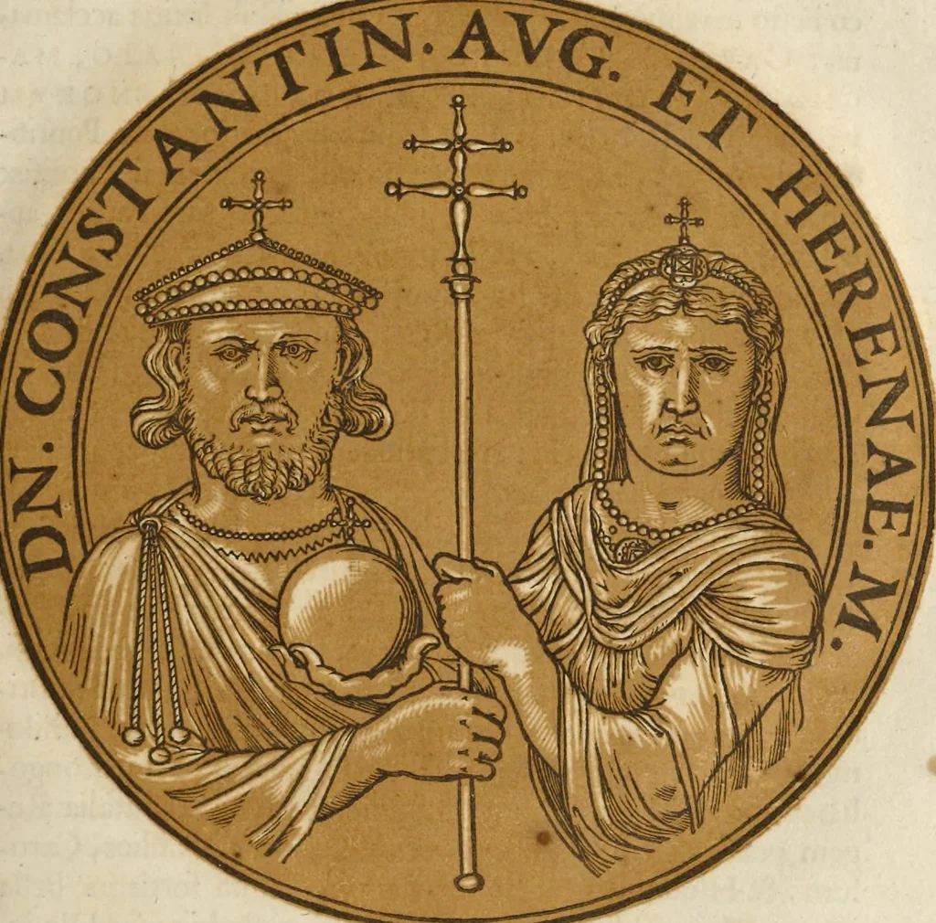 An illustration from Icones imperatorum romanorum : ex priscis numismatibus ad viuum delineatae, & breui narratione historicâ, 1645, leaf 234