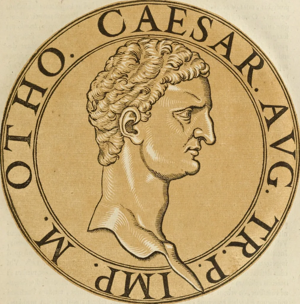 An illustration from Icones imperatorum romanorum : ex priscis numismatibus ad viuum delineatae, & breui narratione historicâ, 1645, leaf 34