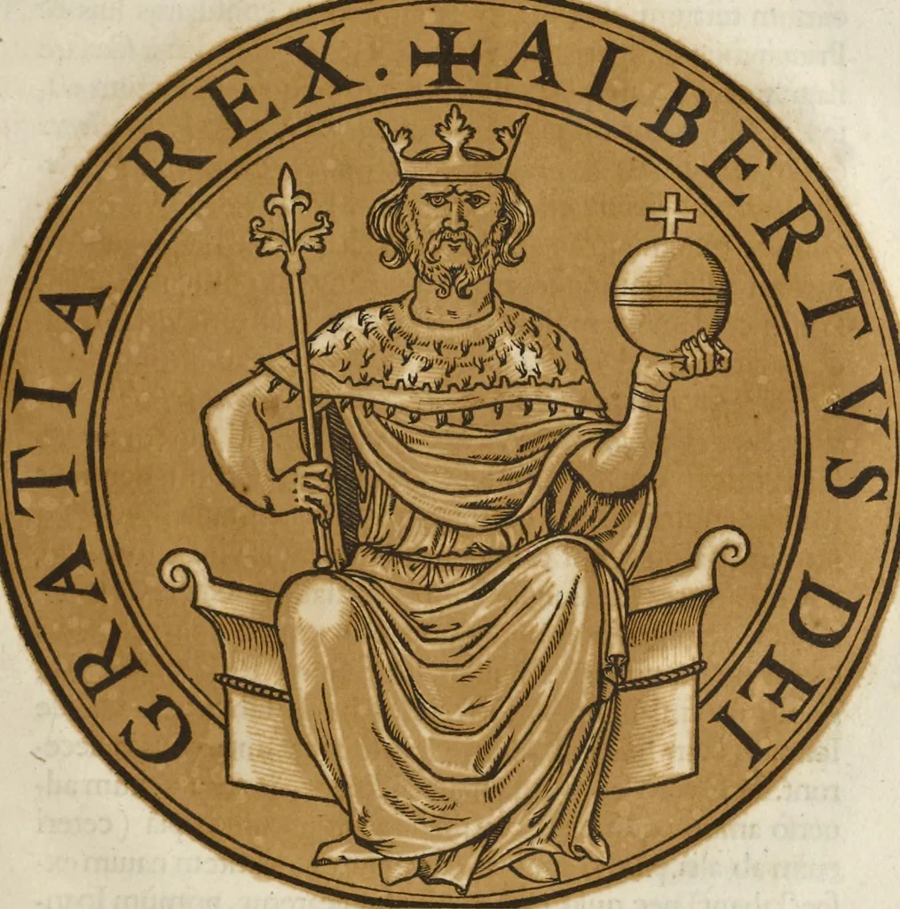 An illustration from Icones imperatorum romanorum : ex priscis numismatibus ad viuum delineatae, & breui narratione historicâ, 1645, leaf 342