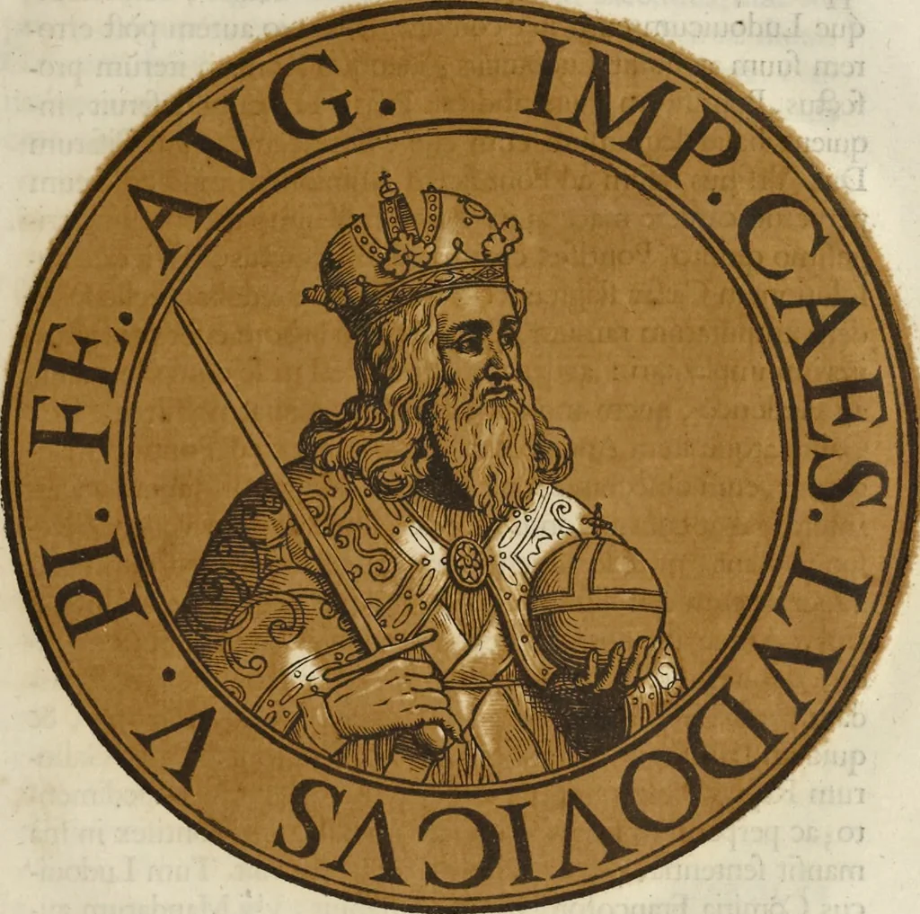 An illustration from Icones imperatorum romanorum : ex priscis numismatibus ad viuum delineatae, & breui narratione historicâ, 1645, leaf 352
