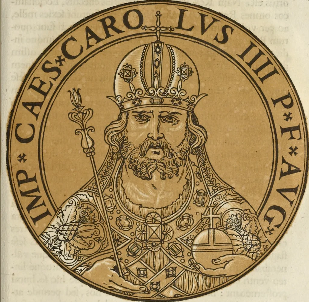 An illustration from Icones imperatorum romanorum : ex priscis numismatibus ad viuum delineatae, & breui narratione historicâ, 1645, leaf 356