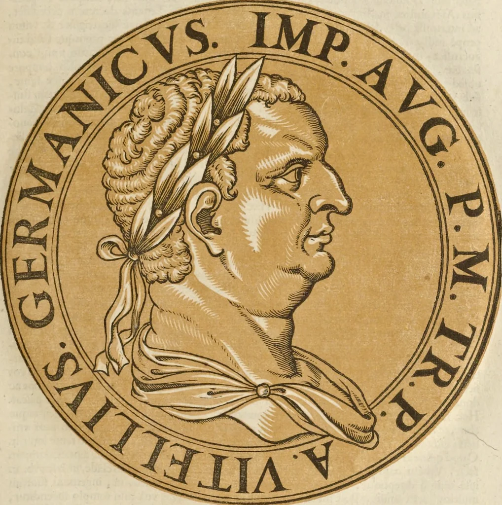 An illustration from Icones imperatorum romanorum : ex priscis numismatibus ad viuum delineatae, & breui narratione historicâ, 1645, leaf 36