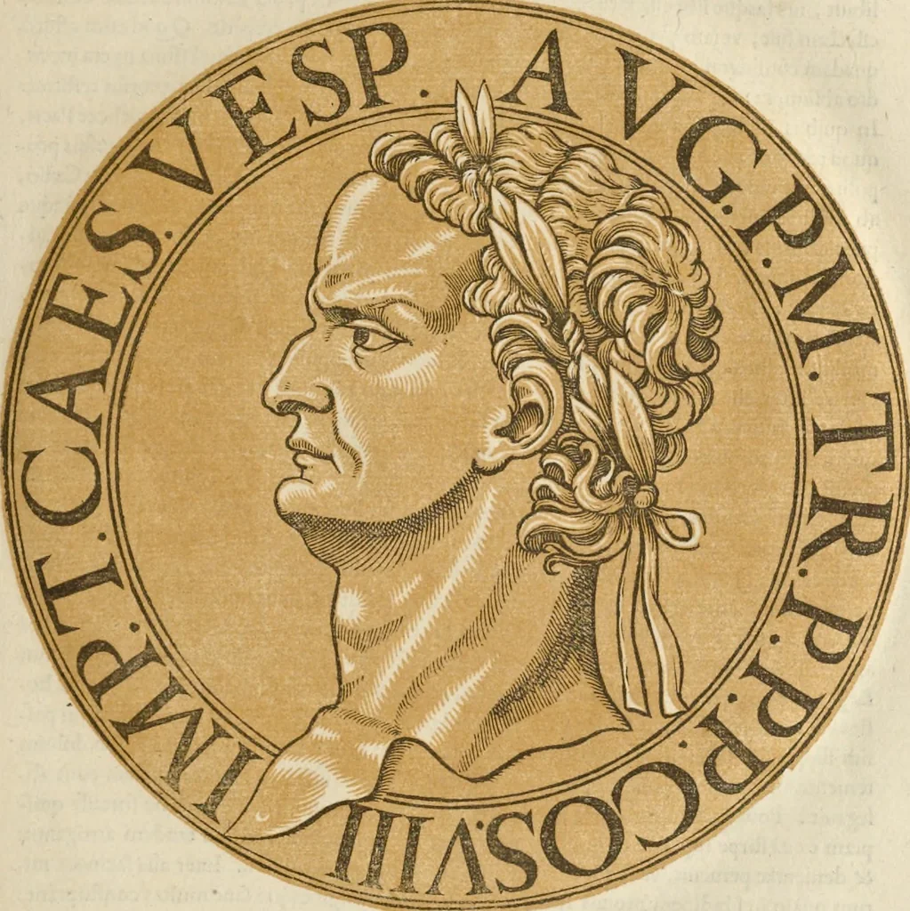 An illustration from Icones imperatorum romanorum : ex priscis numismatibus ad viuum delineatae, & breui narratione historicâ, 1645, leaf 40