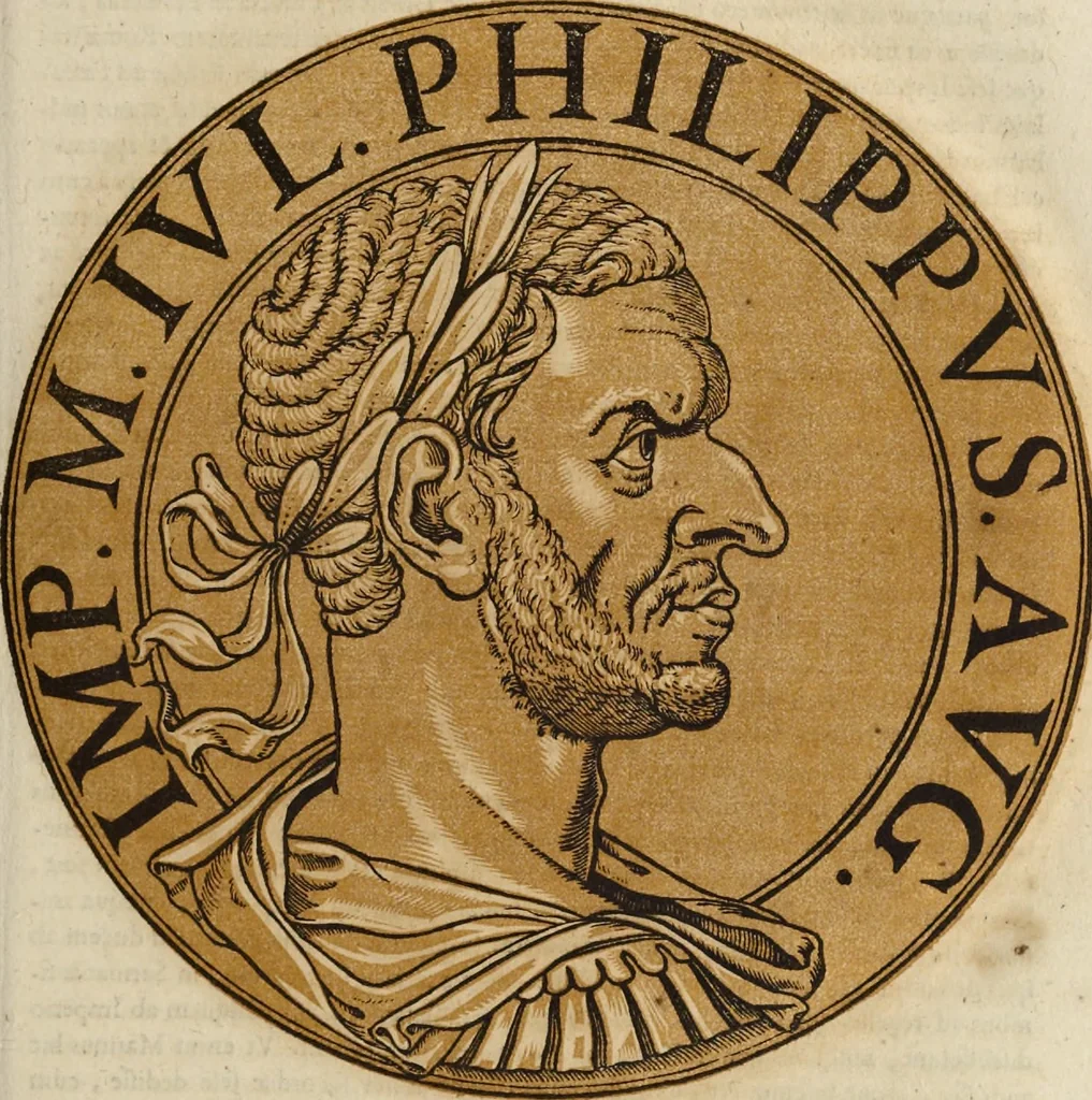An illustration from Icones imperatorum romanorum : ex priscis numismatibus ad viuum delineatae, & breui narratione historicâ, 1645, leaf 94