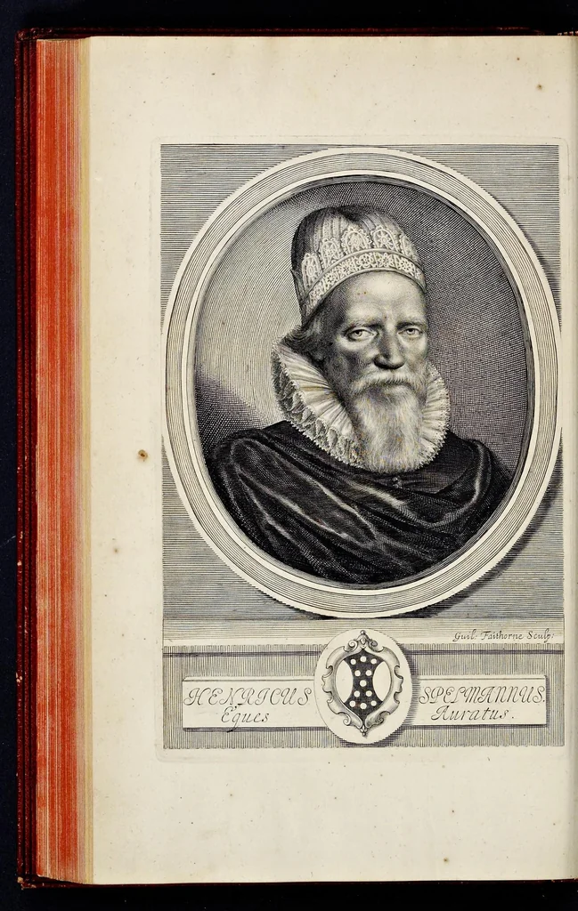 An illustration from Nicolai Vptoni De studio militari, libri quatuor. Iohan. de Bado Aureo, Tractatus de armis. Henrici Spelmanni Aspilogia, 1654, leaf 331