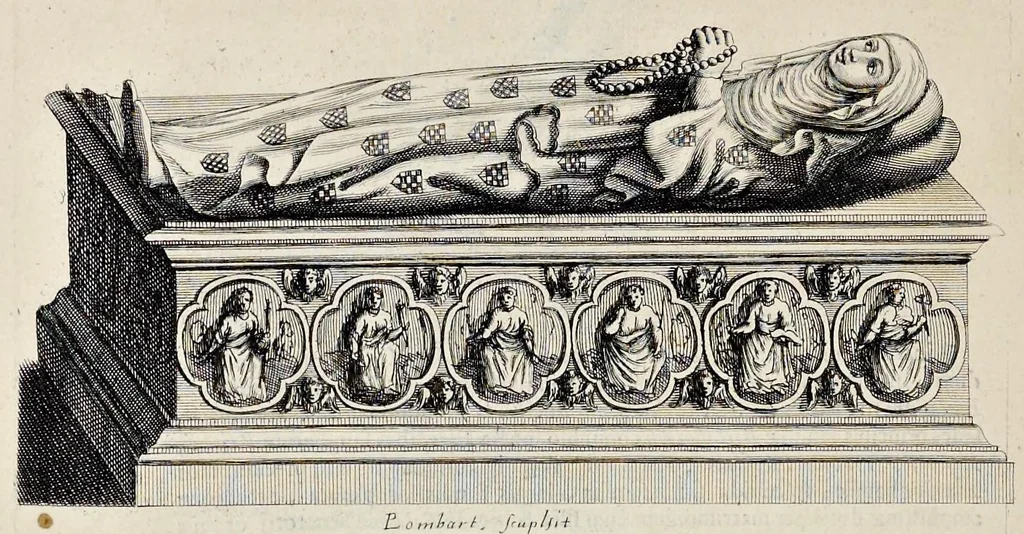 An illustration from Nicolai Vptoni De studio militari, libri quatuor. Iohan. de Bado Aureo, Tractatus de armis. Henrici Spelmanni Aspilogia, 1654, leaf 581