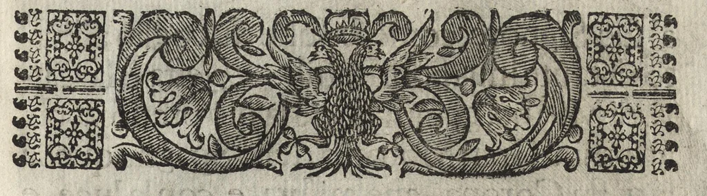An illustration from Relatione della città e stato de Milano : sotto il gouerno dell' eccellentissimo Sig. Don Luigi de Guzman Ponze de Leone ... : nella quale si comprendono tutte le cose più notabili, e curiose da sapersi : col viaggio dell'Augustissima Imperatrice da Madrid à questa città, con tutti gl'honori, e riceuimenti, che le sono stati fatti, 1666, leaf 10