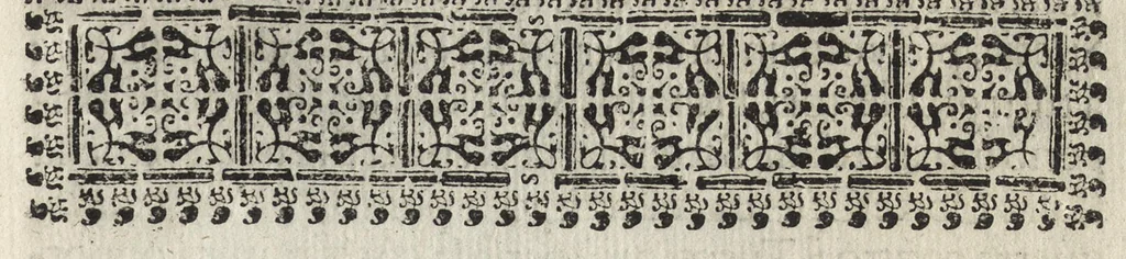 An illustration from Relatione della città e stato de Milano : sotto il gouerno dell' eccellentissimo Sig. Don Luigi de Guzman Ponze de Leone ... : nella quale si comprendono tutte le cose più notabili, e curiose da sapersi : col viaggio dell'Augustissima Imperatrice da Madrid à questa città, con tutti gl'honori, e riceuimenti, che le sono stati fatti, 1666, leaf 14