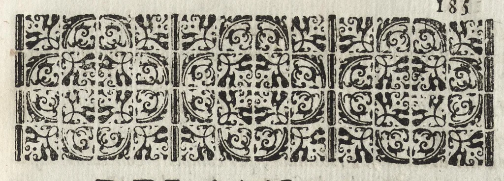 An illustration from Relatione della città e stato de Milano : sotto il gouerno dell' eccellentissimo Sig. Don Luigi de Guzman Ponze de Leone ... : nella quale si comprendono tutte le cose più notabili, e curiose da sapersi : col viaggio dell'Augustissima Imperatrice da Madrid à questa città, con tutti gl'honori, e riceuimenti, che le sono stati fatti, 1666, leaf 206