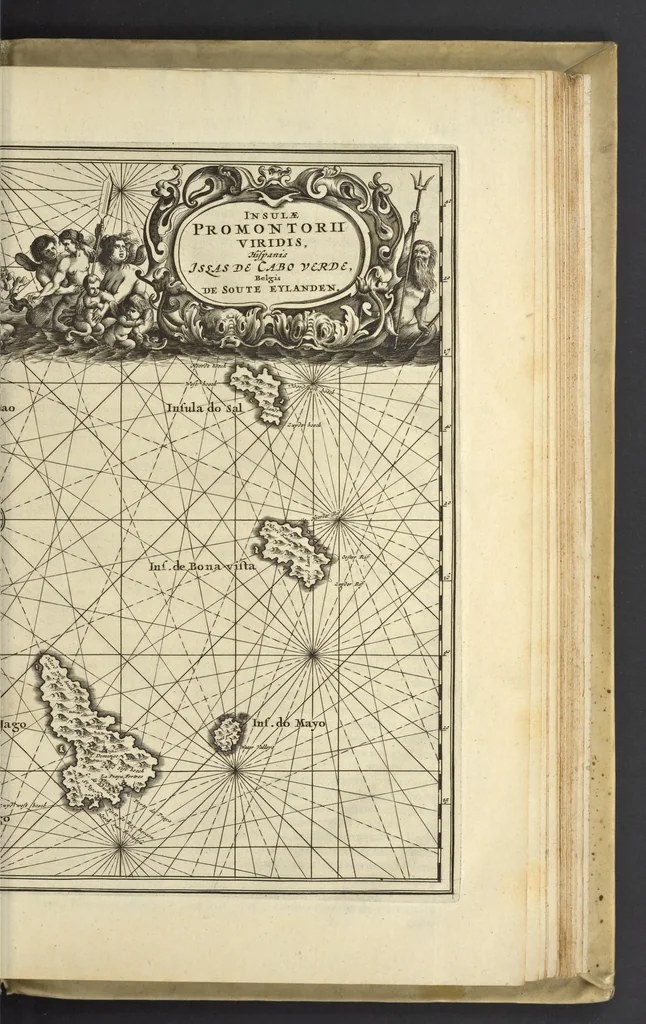 An illustration from Naukeurige beschrijvinge der Afrikaensche eylanden : als Madagaskar, of Sant Laurens, Sant Thomee, d'eilanden van Kanarien, Kaep de Verd, Malta, en andere ..., 1668, leaf 98
