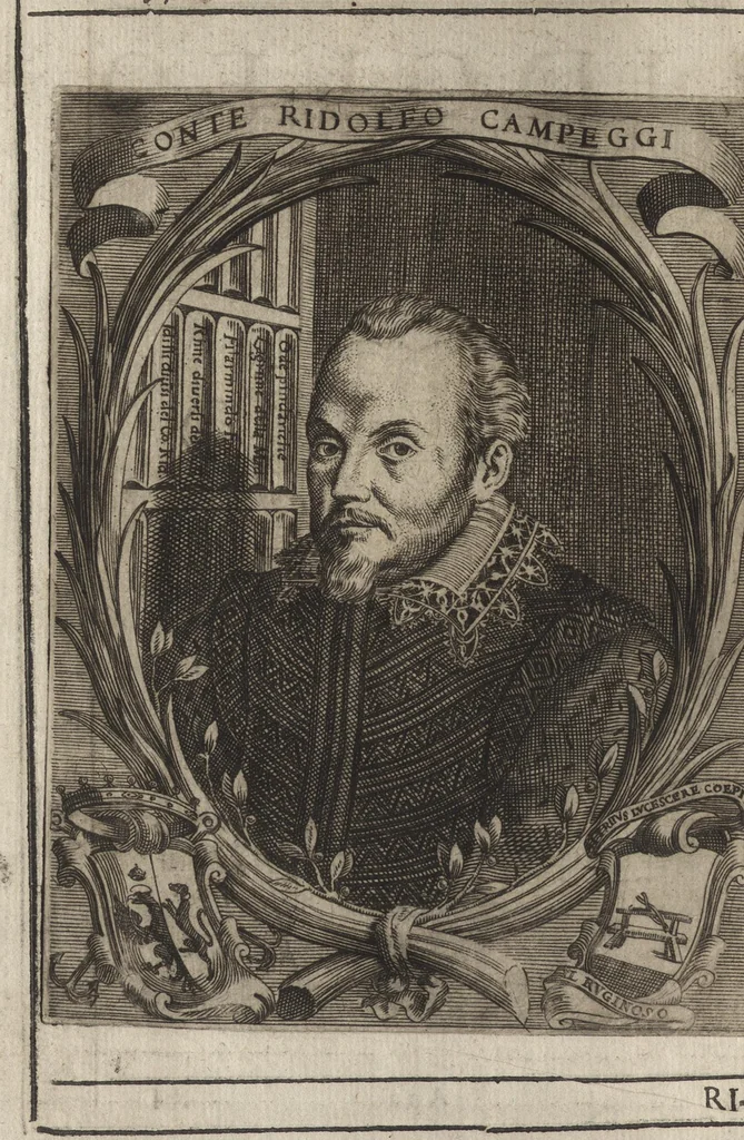 An illustration from Memorie imprese, e ritratti de' signori Accademici Gelati di Bologna, 1672, leaf 409