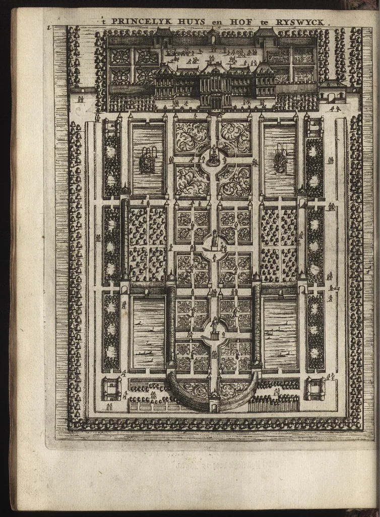 An illustration from Het vermakelijck landt-leven : bestaende in de volgende deelen .., 1669, leaf 105