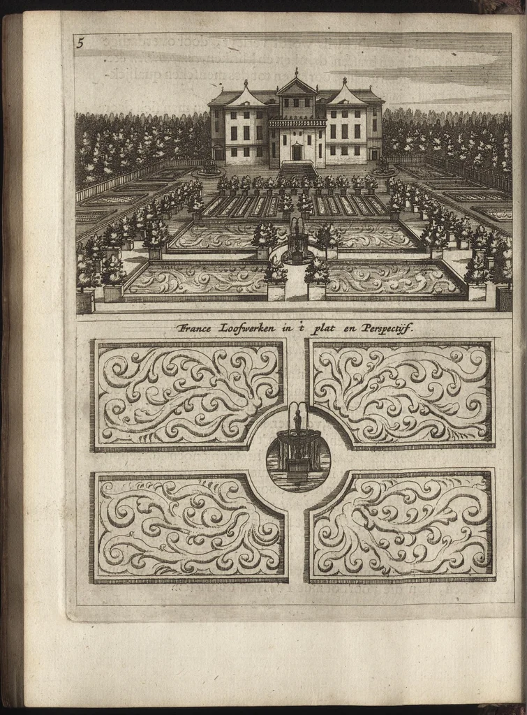 An illustration from Het vermakelijck landt-leven : bestaende in de volgende deelen .., 1669, leaf 113