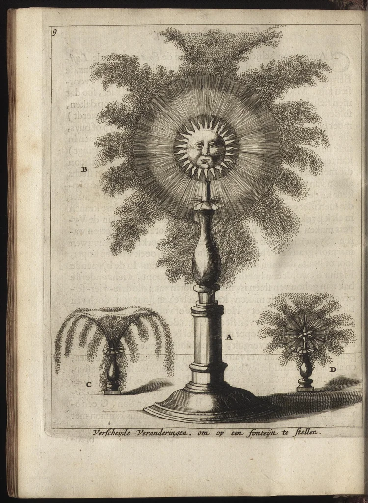 An illustration from Het vermakelijck landt-leven : bestaende in de volgende deelen .., 1669, leaf 121