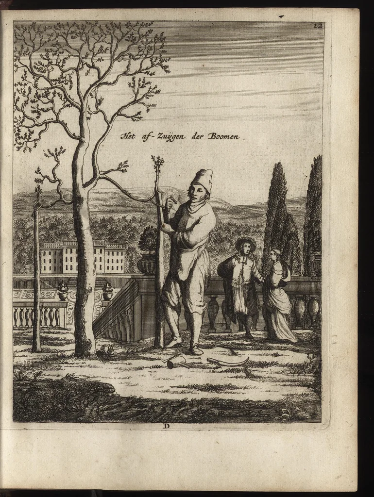 An illustration from Het vermakelijck landt-leven : bestaende in de volgende deelen .., 1669, leaf 126
