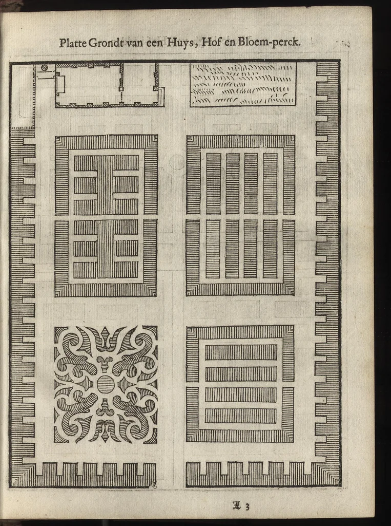 An illustration from Het vermakelijck landt-leven : bestaende in de volgende deelen .., 1669, leaf 182