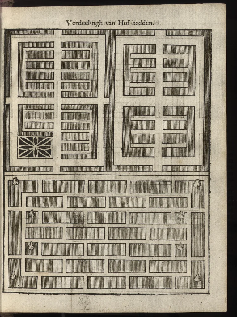 An illustration from Het vermakelijck landt-leven : bestaende in de volgende deelen .., 1669, leaf 184