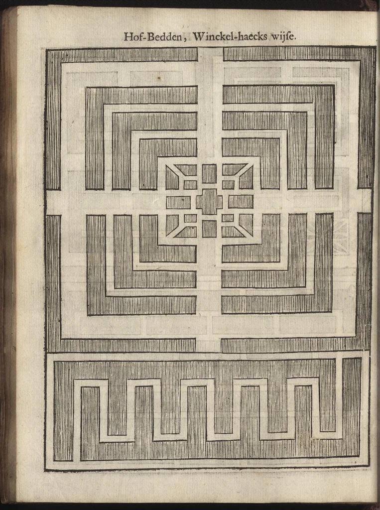 An illustration from Het vermakelijck landt-leven : bestaende in de volgende deelen .., 1669, leaf 185