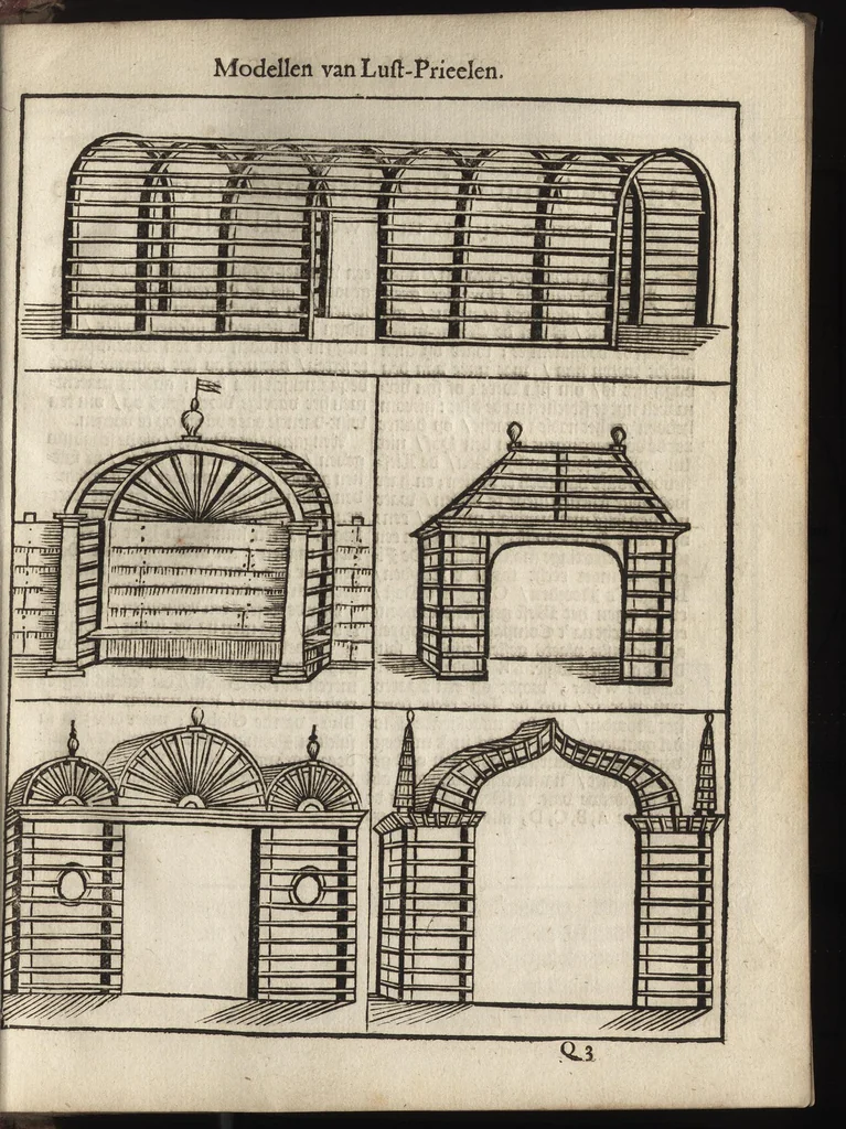 An illustration from Het vermakelijck landt-leven : bestaende in de volgende deelen .., 1669, leaf 222
