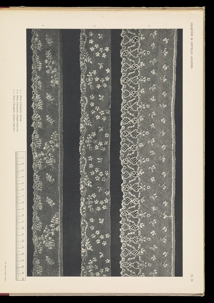 An illustration from Collection de dentelles anciennes, 1900, leaf 30