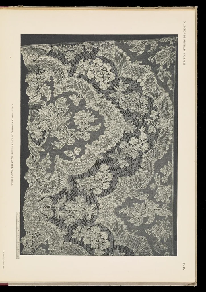 An illustration from Collection de dentelles anciennes, 1900, leaf 54