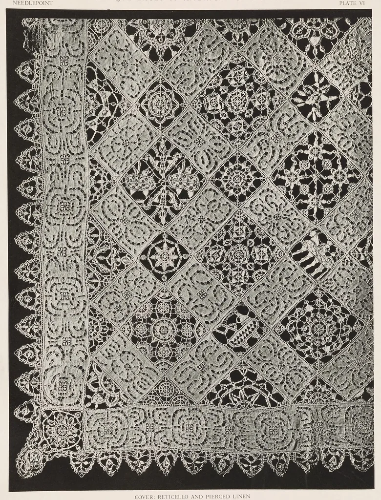 An illustration from Antique laces of American collectors; text by Frances Morris and Marian Hague, 1920, leaf 10