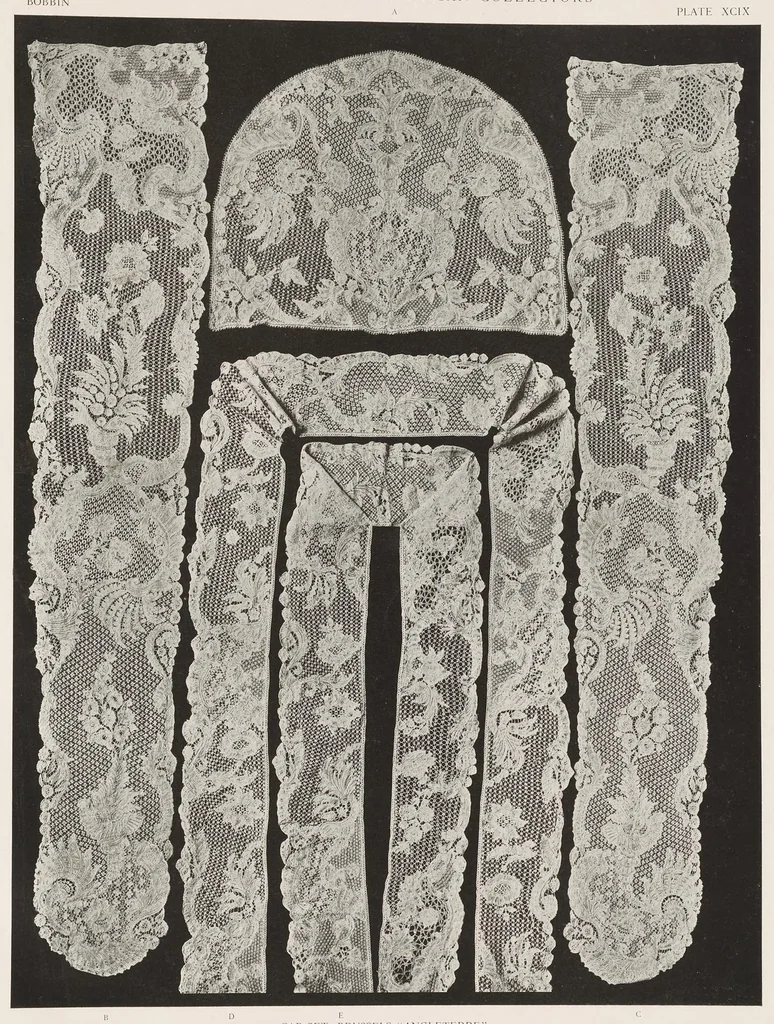 An illustration from Antique laces of American collectors; text by Frances Morris and Marian Hague, 1920, leaf 102