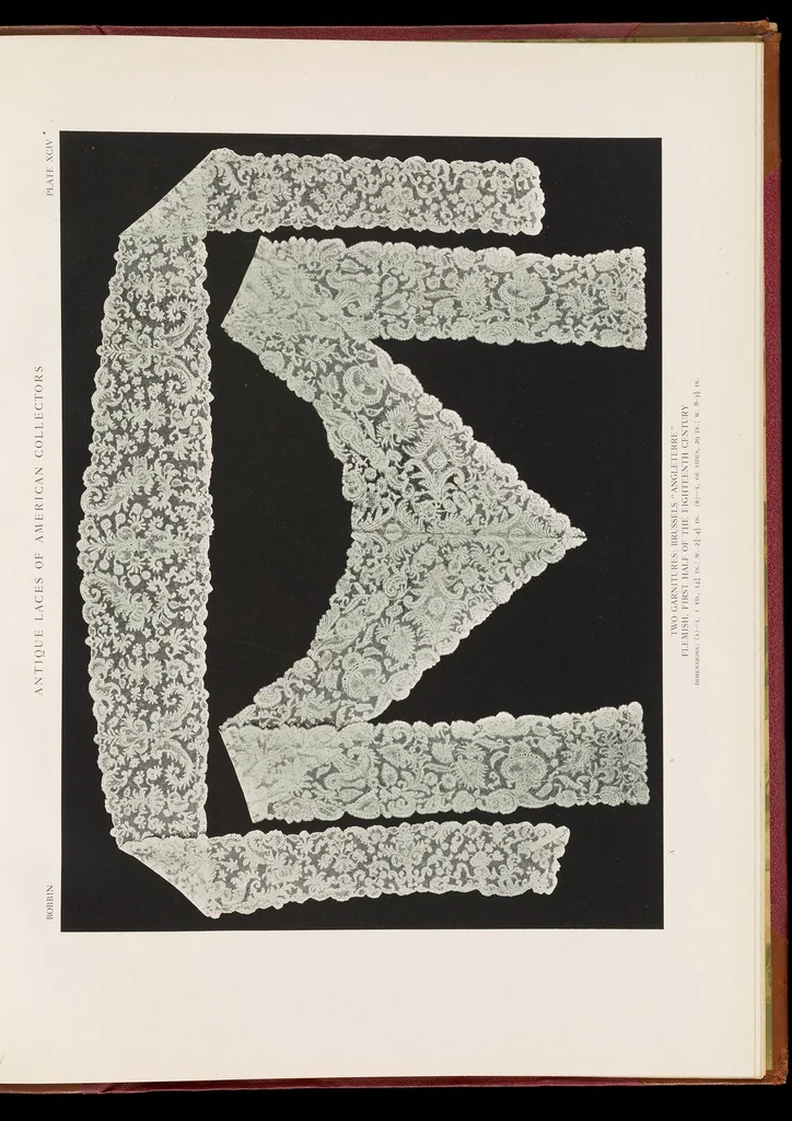 An illustration from Antique laces of American collectors; text by Frances Morris and Marian Hague, 1920, leaf 96