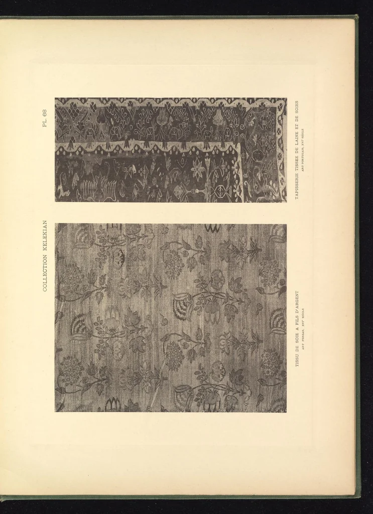 An illustration from La collection Kelekian. Étoffes & tapis d'Orient & de Venise, 1900, leaf 148