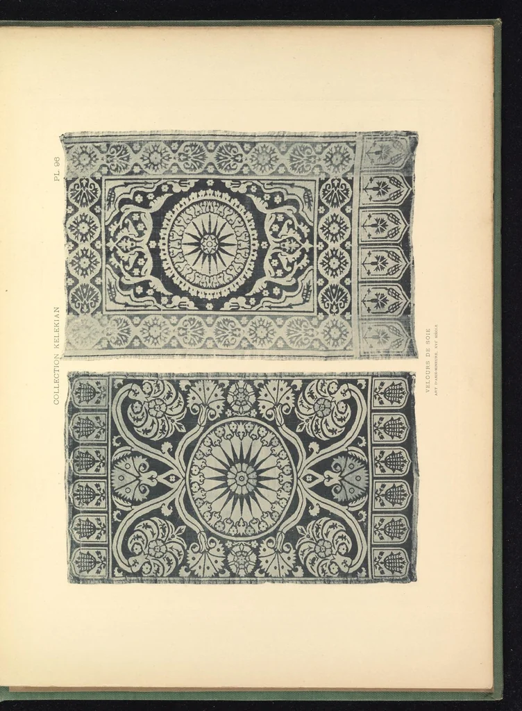An illustration from La collection Kelekian. Étoffes & tapis d'Orient & de Venise, 1900, leaf 204