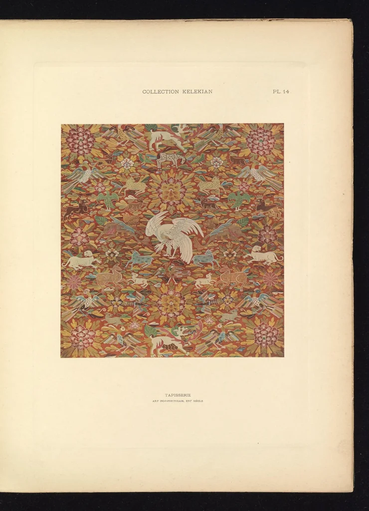 An illustration from La collection Kelekian. Étoffes & tapis d'Orient & de Venise, 1900, leaf 40