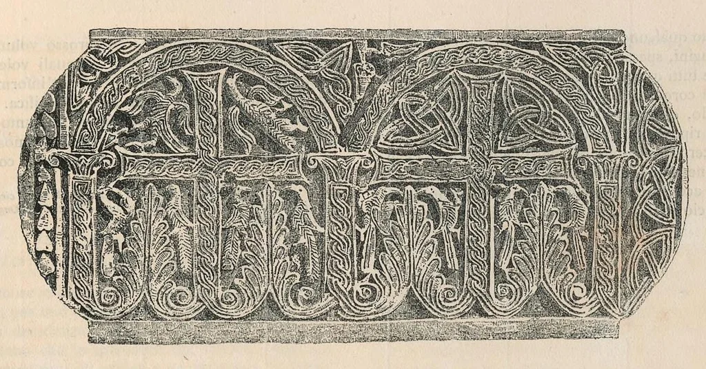 An illustration from La Basilica di San Marco in Venezia, 1881, leaf 156