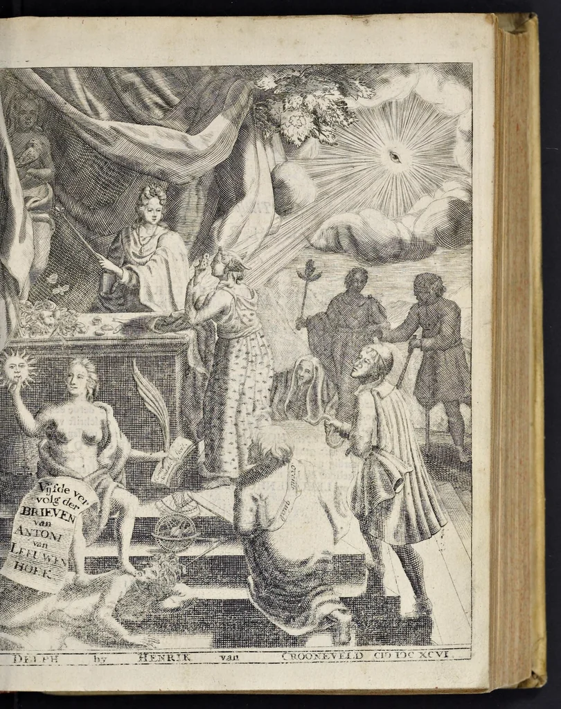 An illustration from Leeuwenhoeks werken, 1684, leaf 10