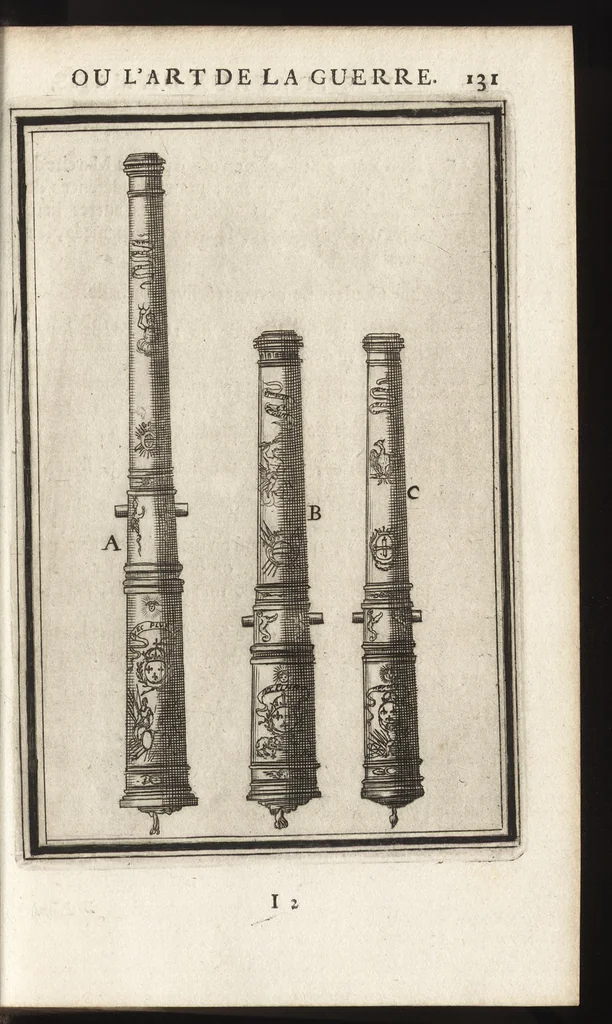 An illustration from Les travaux de Mars, ou, L'art de la guerre : divisé en trois parties ... : avec un ample détail de la milice des Turcs, tant pour l'attaque que pour la deffence : ouvrage enrichi de plus de quatre cens planches gravées en taille-douce, 1684, leaf 146