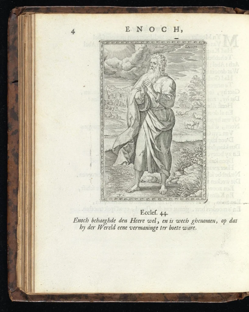 An illustration from De helden Godes des ouwden verbonds : met kunstige beeldenissen vertoont, en poeetelijk verklaert ; midsgaders, eem Hymnus of lofzangh van de christelijcke ridder ; en De heerlijckeheyd van Salomon, 1699, leaf 21