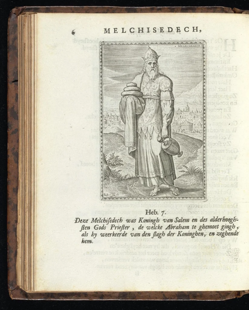 An illustration from De helden Godes des ouwden verbonds : met kunstige beeldenissen vertoont, en poeetelijk verklaert ; midsgaders, eem Hymnus of lofzangh van de christelijcke ridder ; en De heerlijckeheyd van Salomon, 1699, leaf 25
