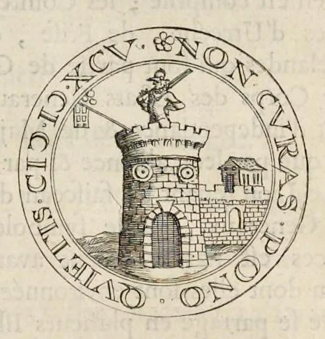 An illustration from Histoire metallique de la Republique de Hollande, 1687, leaf 105