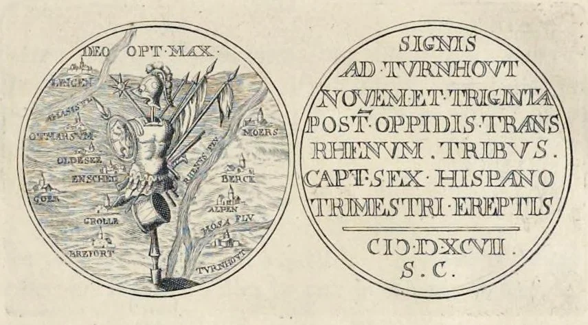An illustration from Histoire metallique de la Republique de Hollande, 1687, leaf 114