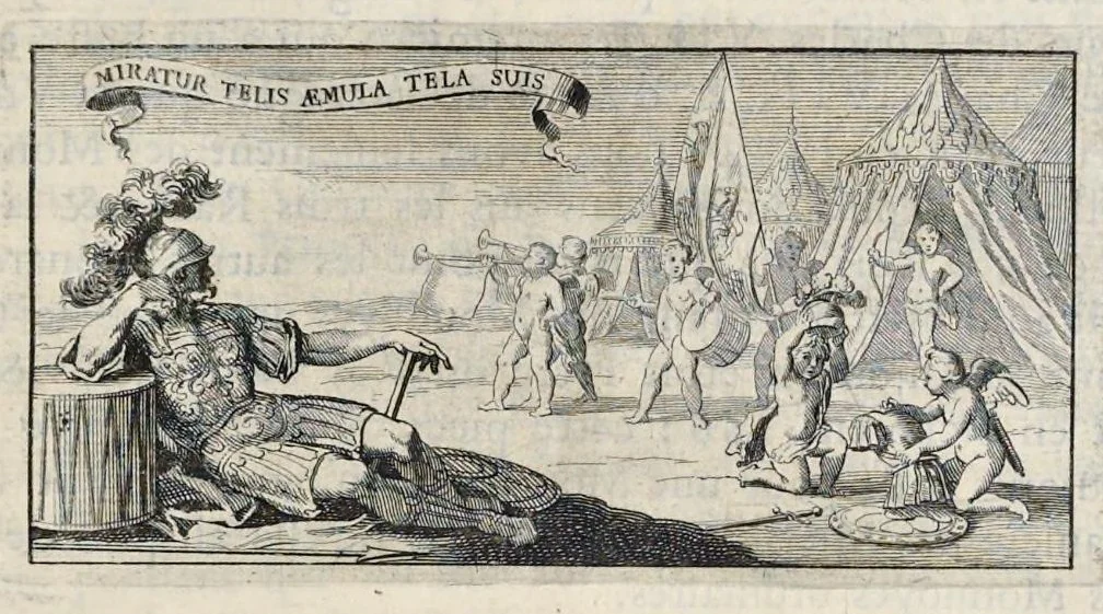 An illustration from Histoire metallique de la Republique de Hollande, 1687, leaf 12