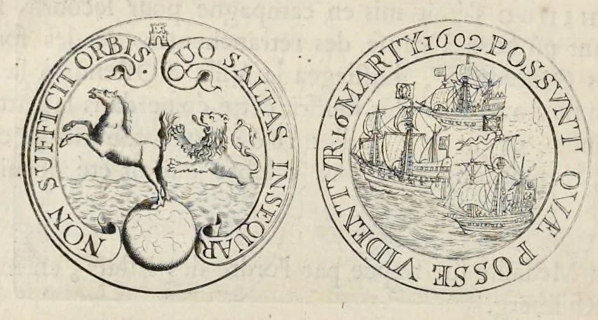 An illustration from Histoire metallique de la Republique de Hollande, 1687, leaf 129