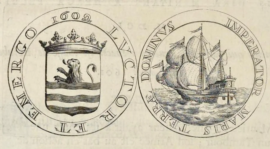 An illustration from Histoire metallique de la Republique de Hollande, 1687, leaf 129