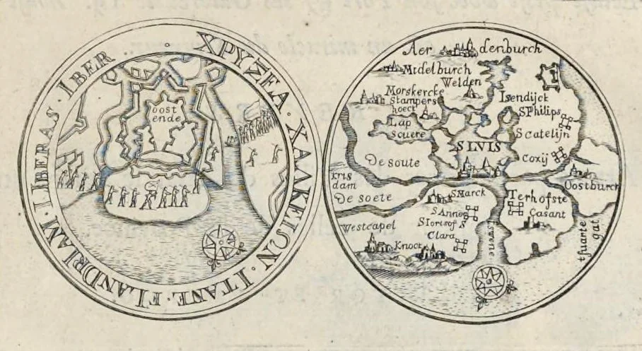 An illustration from Histoire metallique de la Republique de Hollande, 1687, leaf 138
