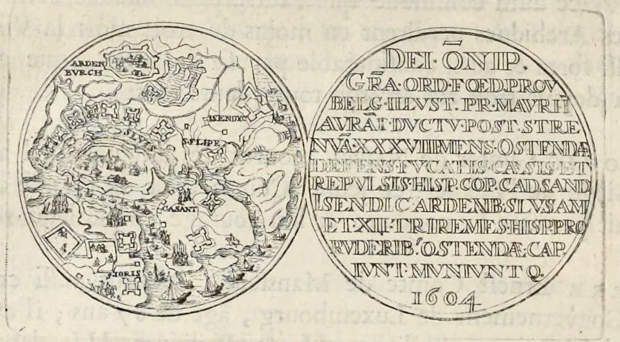 An illustration from Histoire metallique de la Republique de Hollande, 1687, leaf 141