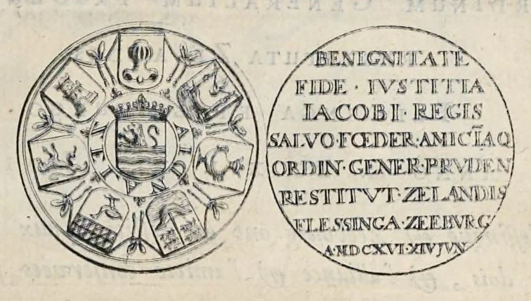 An illustration from Histoire metallique de la Republique de Hollande, 1687, leaf 162
