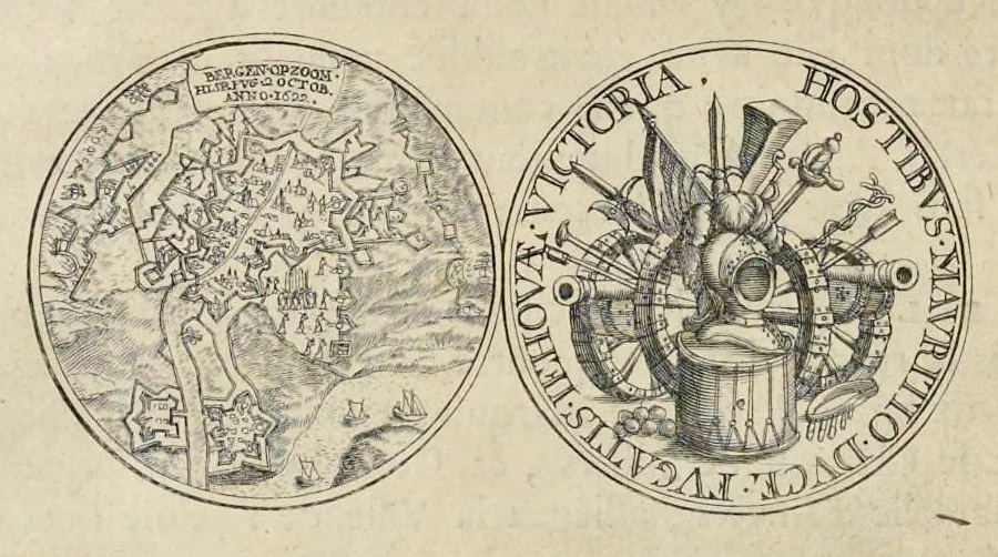 An illustration from Histoire metallique de la Republique de Hollande, 1687, leaf 175