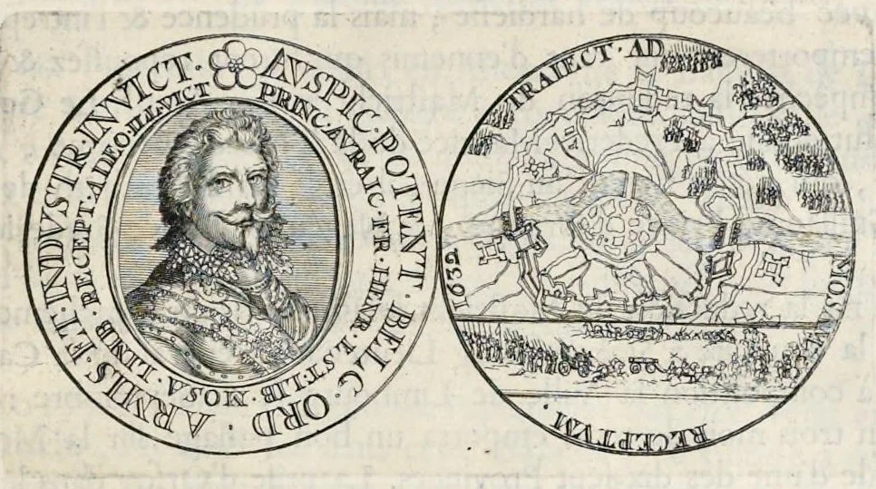 An illustration from Histoire metallique de la Republique de Hollande, 1687, leaf 208