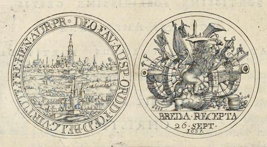 An illustration from Histoire metallique de la Republique de Hollande, 1687, leaf 219