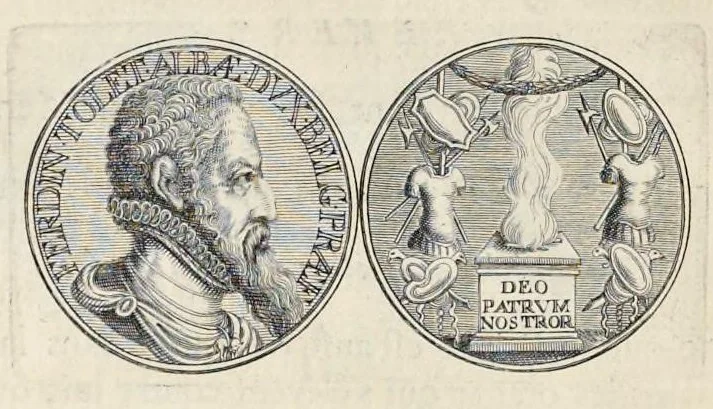 An illustration from Histoire metallique de la Republique de Hollande, 1687, leaf 31